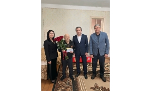 МИНИСТР СОЦИАЛЬНОГО ОБЕСПЕЧЕНИЯ И ДЕМОГРАФИЧЕСКОЙ ПОЛИТИКИ РЕСПУБЛИКИ АБХАЗИЯ ПОЗДРАВИЛ С 80-ОЙ ГОДОВЩИНОЙ ПОБЕДЫ В ВЕЛИКОЙ ОТЕЧЕСТВЕННОЙ ВОЙНЕ